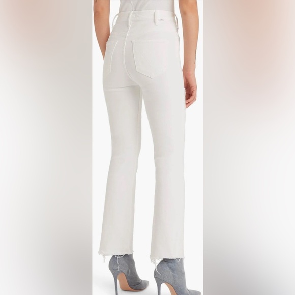 MOTHER The Hustler Fray Fairest of Them All White Size 26 - Picture 2 of 12